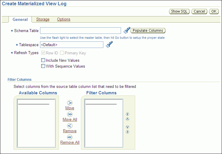 Description of tdpii_create_mv_log.gif follows